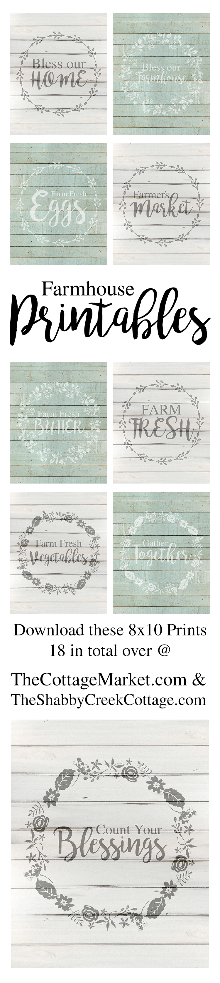 The Best Free Printable Farmhouse Wall Art Prints are here for you to check out and choose. There are so many options you won't know where to start! Enjoy!