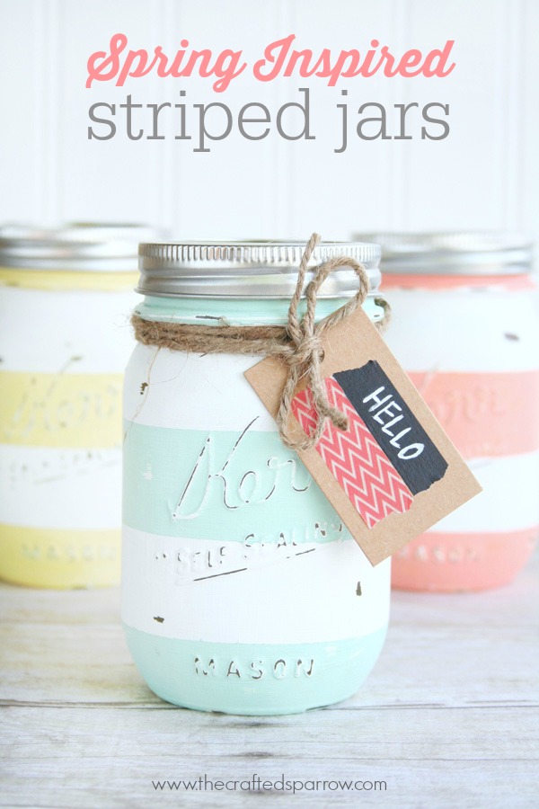 These 38 DIY Mason Jars will bring the perfect touch of Spring to your Home. They are quick… easy and budget friendly … so pick the ones you love and start creating!
