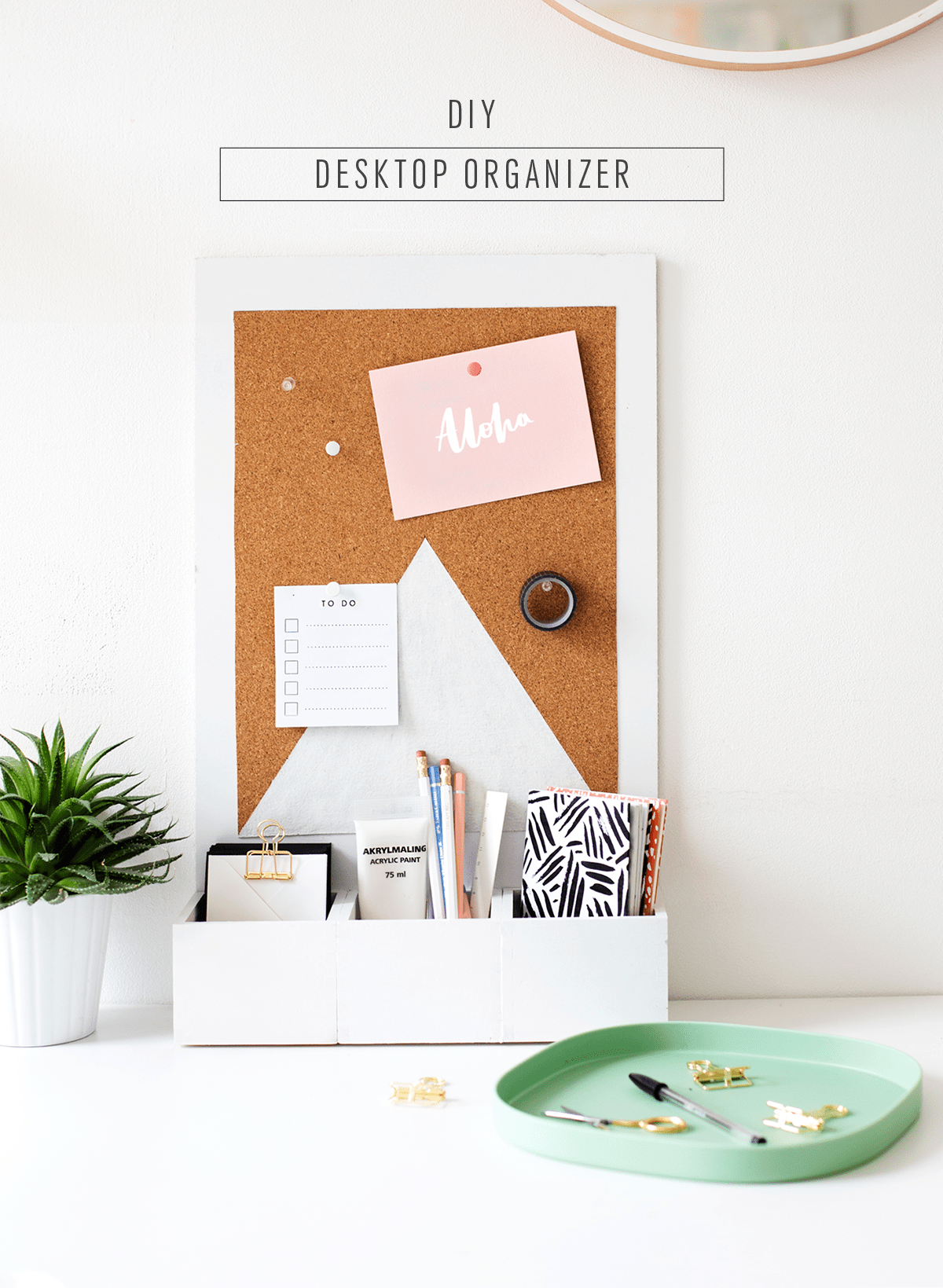 Pretty Up Your Desk With These DIY Desk Accessories The Cottage Market