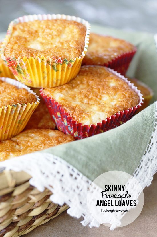 These skinny pineapple angel loaves are baked to perfection.