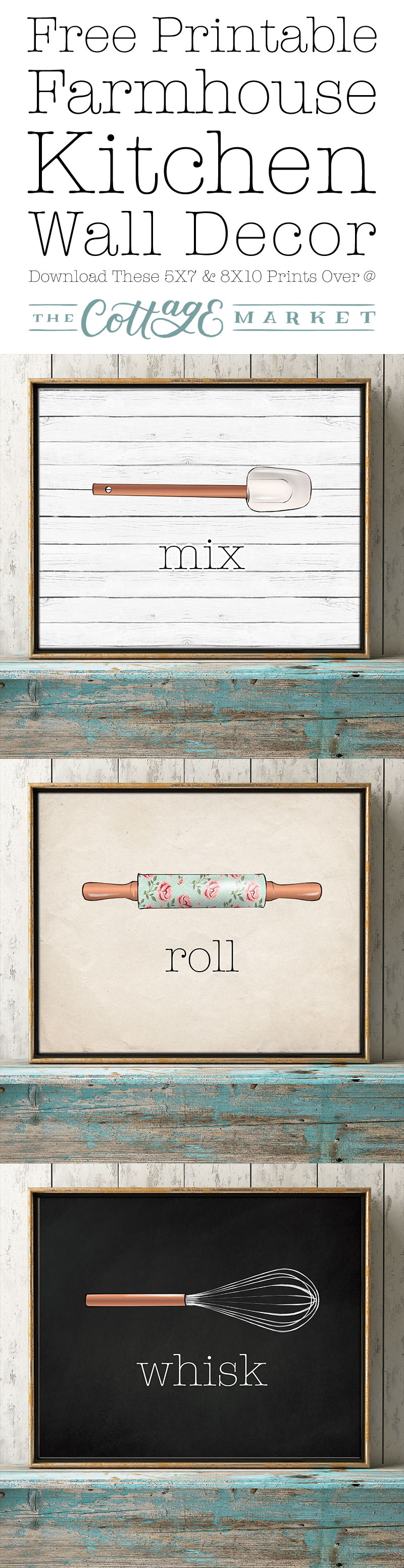 These free kitchen printables make great wall decor pieces.