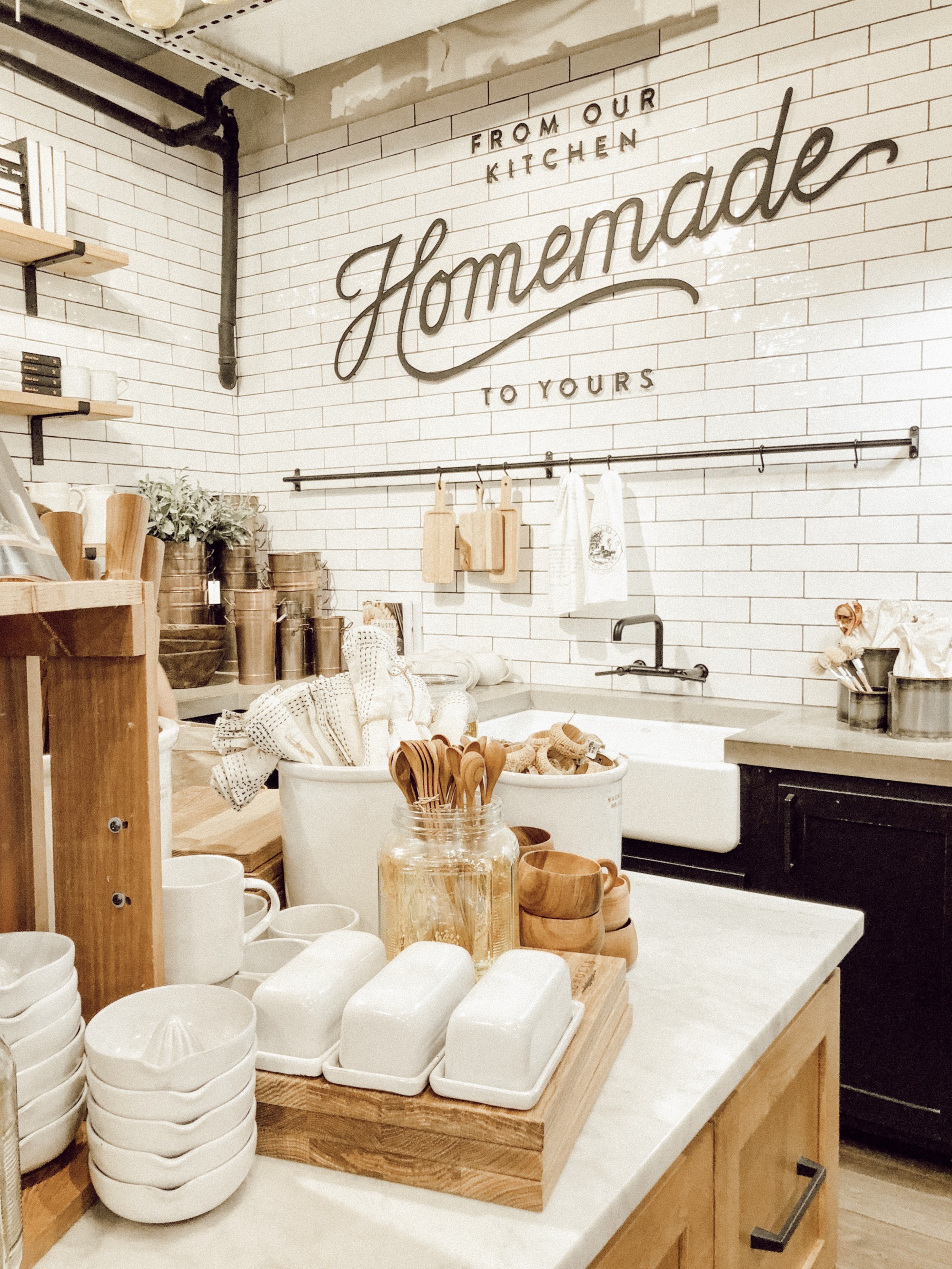The Magnolia kitchen is a farmhouse style dream!