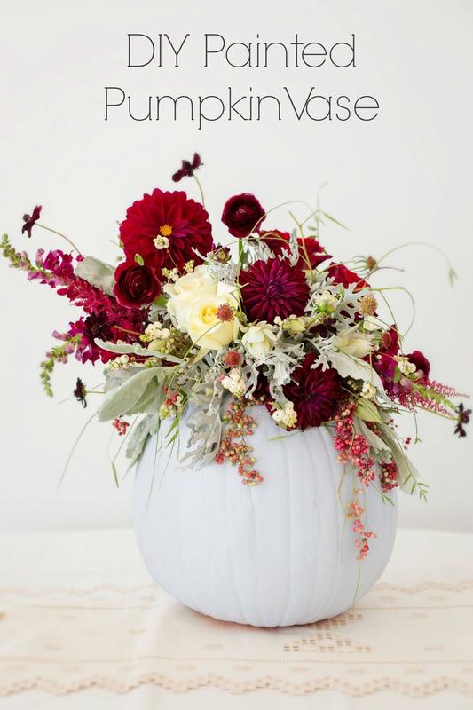 Come and visit and check out all of these Farmhouse Style No Carve Pumpkins for Fall! So many different Styles that require no carving mess!