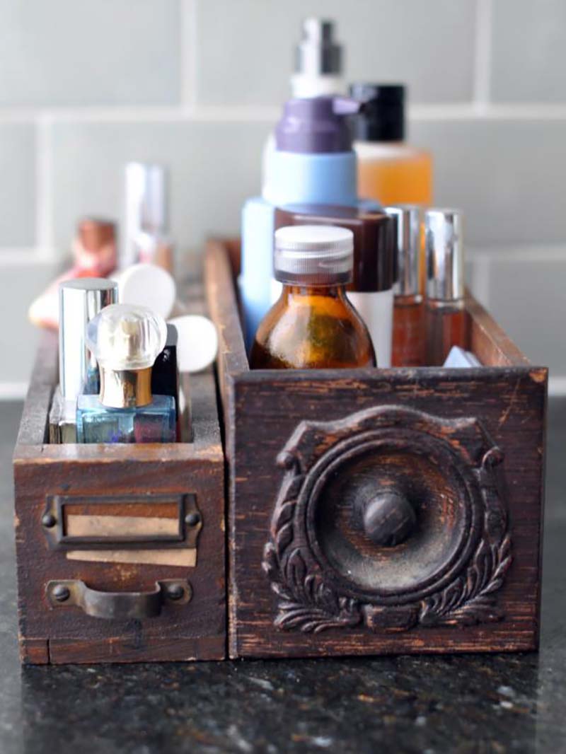 Inspirational Farmhouse Upcycled Drawer Ideas & DIYS is what it is all about here! From Trays to Tables you will see upcycled drawer magic happen!