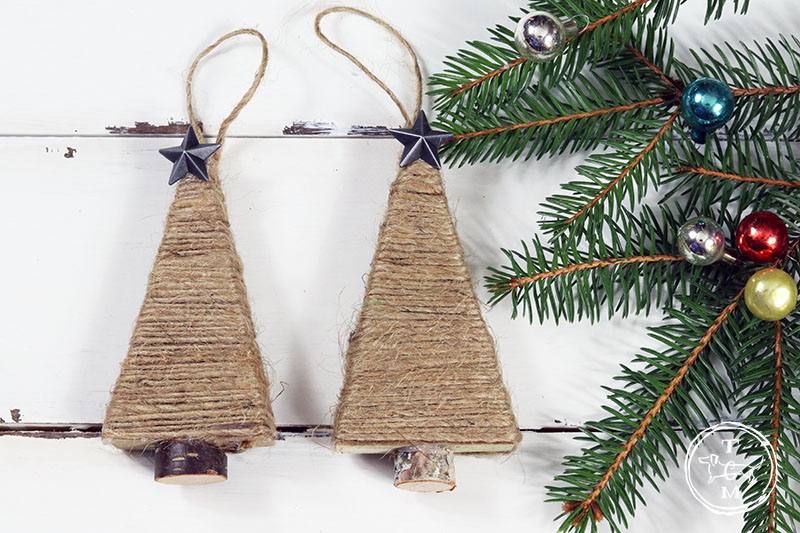 Quick and Easy DIY Farmhouse Christmas Ornaments that are just waiting for you to make them by the dozens! They have great Fixer Upper Style! Enjoy & Create