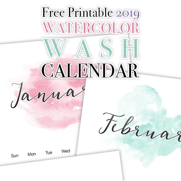 The Best Free Printable 2019 Calendars are waiting for you! Come and print the ones that you love and created your own personal Calendars for the New Year!