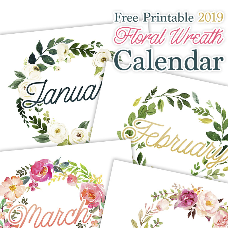 The Best Free Printable 2019 Calendars are waiting for you! Come and print the ones that you love and created your own personal Calendars for the New Year!