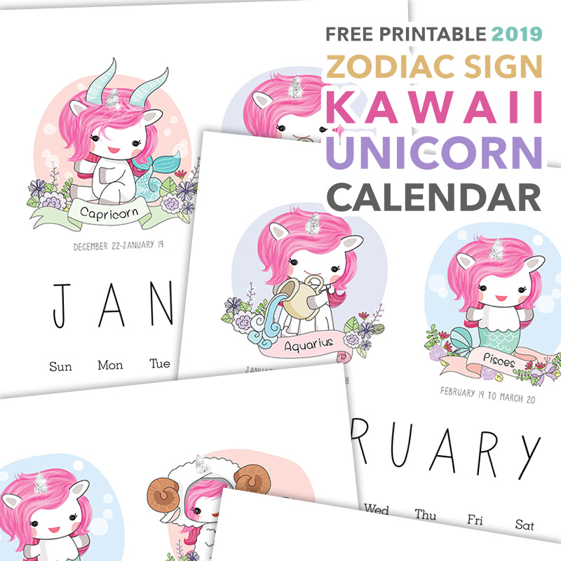 The Best Free Printable 2019 Calendars are waiting for you! Come and print the ones that you love and created your own personal Calendars for the New Year!