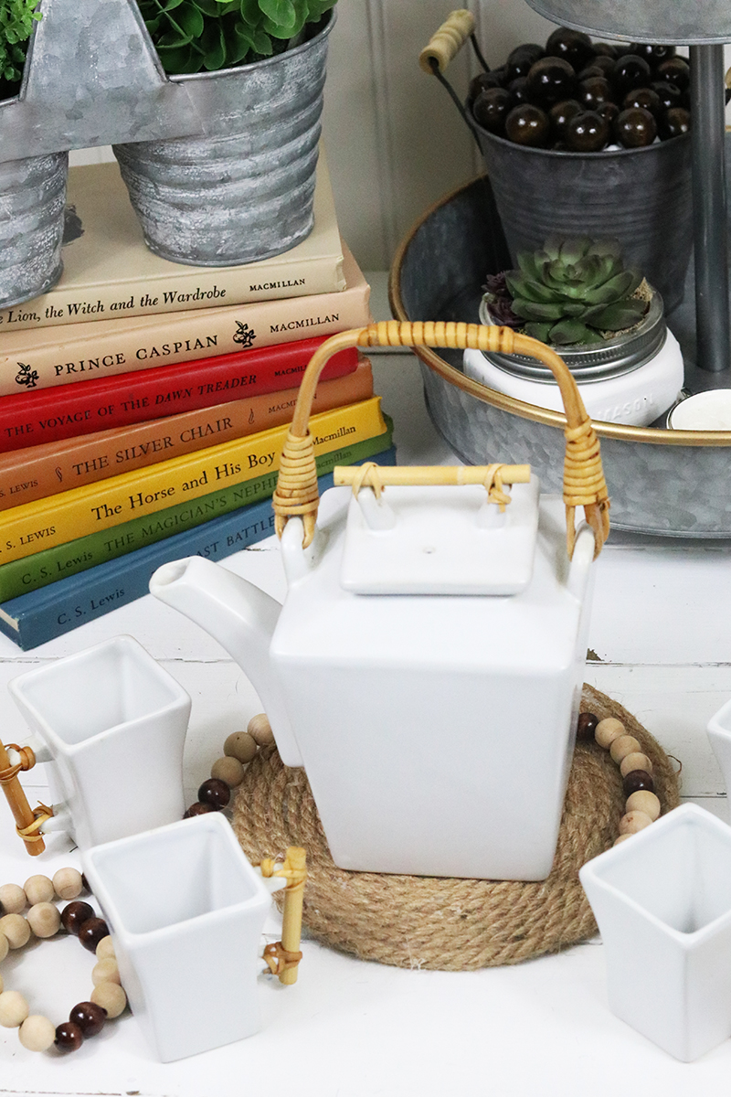 These Quick and Easy DIY Farmhouse Dollar Store Coasters are so easy to make so why not make them for you and then maybe some stacks as gifts!