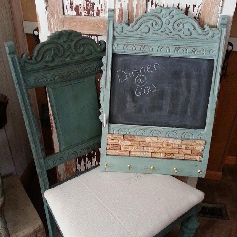 The Best Farmhouse Repurposed Chair DIYS and Ideas are going to enlighten you on how versatile a Thrift Chair can be! From Shelf to Bench and more!