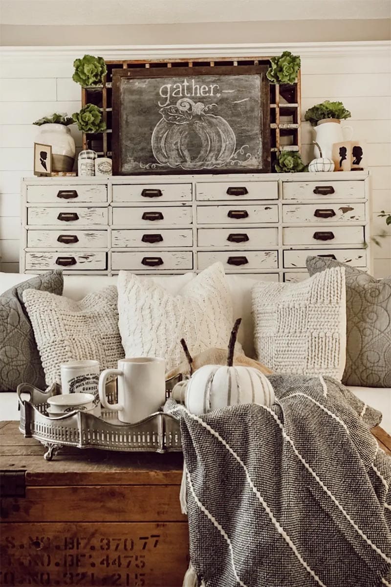These Quick and Easy Charming Fall Farmhouse Ideas will help you transform your Home into a Magical Fall Wonderland on a Budget!
