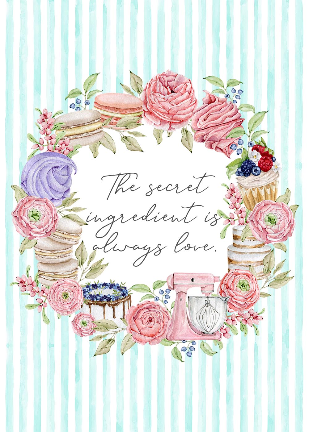 Free Printable Inspirational Kitchen Wall Art - The Cottage Market