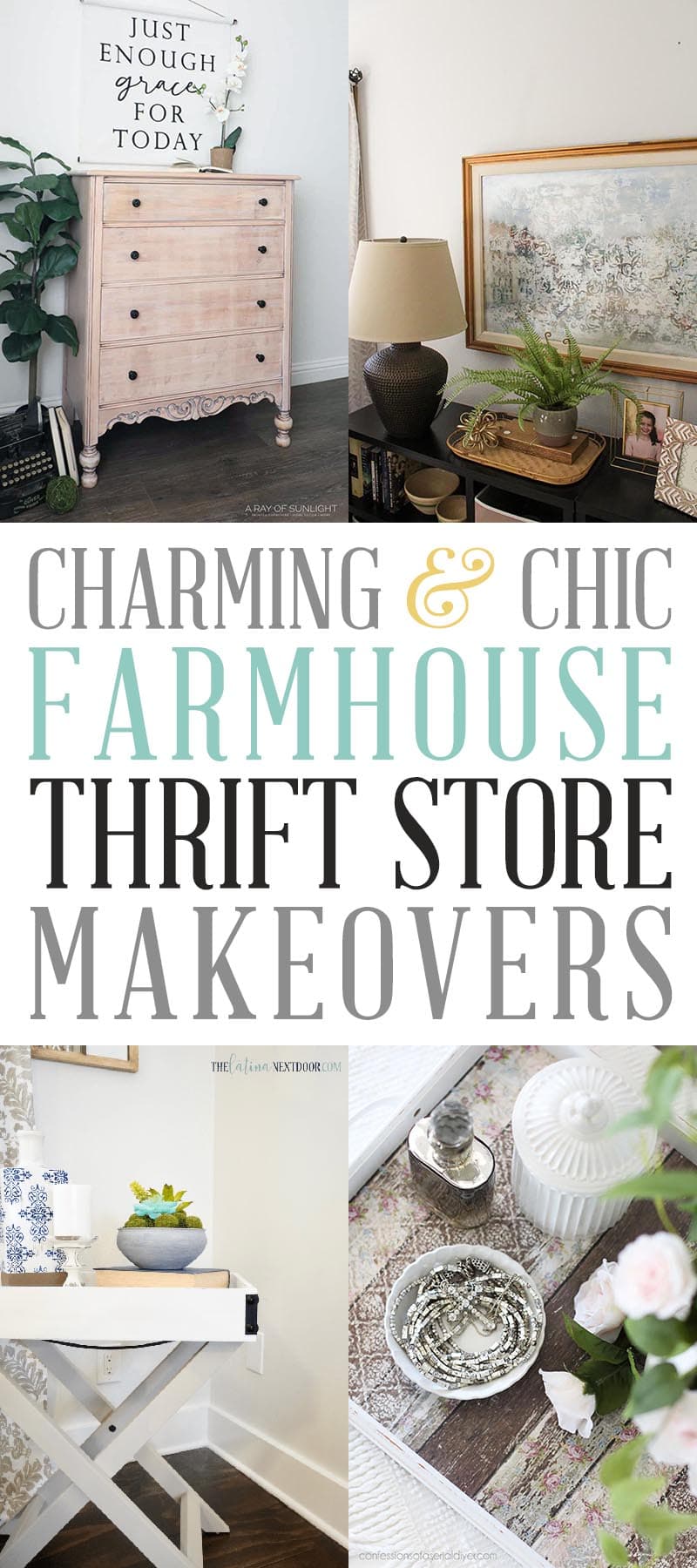 Charming and Chic Farmhouse Thrift Store Makeovers are going to Inspired you to create your own original diy project that will be amazing!