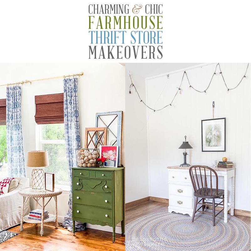 Charming and Chic Farmhouse Thrift Store Makeovers are going to Inspire you to create your own original diy project that will be amazing!