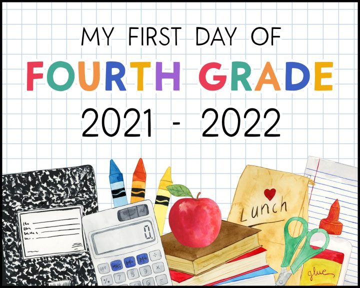 Sure hope you and you children enjoy these Free Printable First Day Of School Signs! They are colorful and fun!