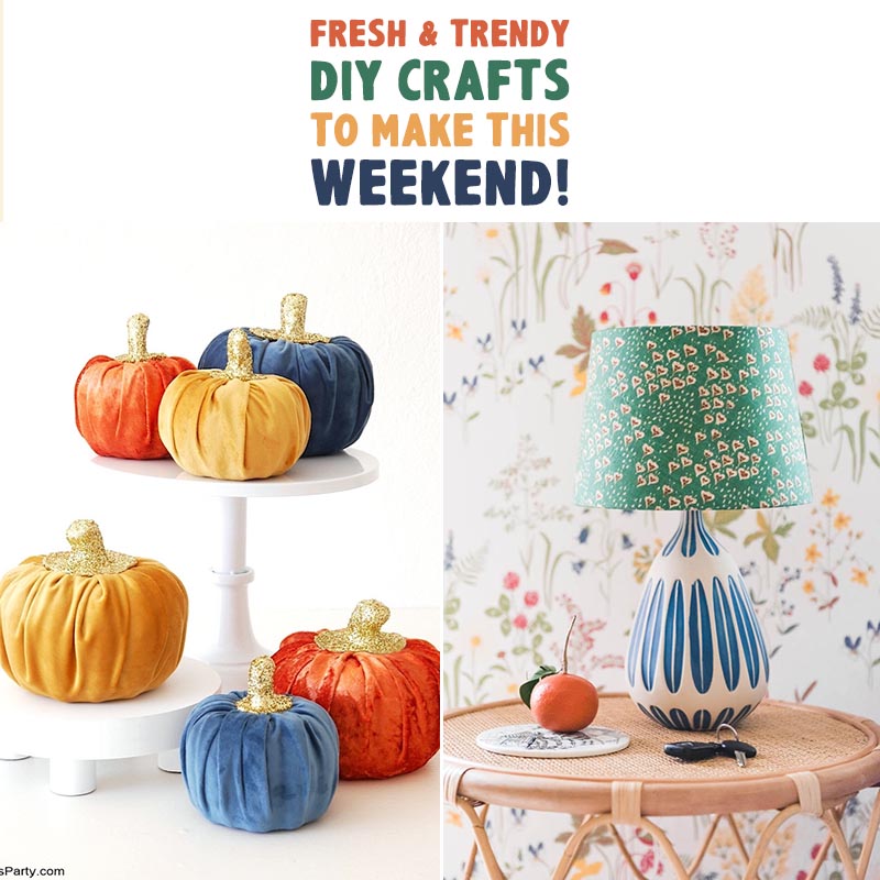 &nbsp;Do you know what it is time for? Fresh and Trendy DIY Crafts To Make This Weekend of course. Tons of inspirational Crafts are waiting for you to choose from. One is perfect to make this weekend!