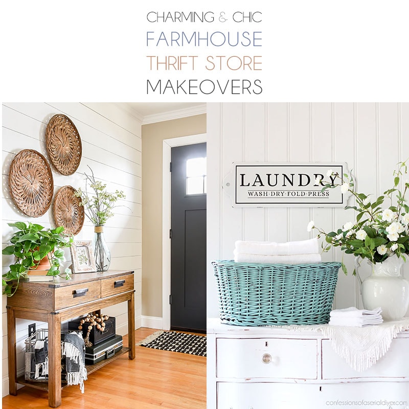 Charming and Chic Farmhouse Thrift Store Makeovers are going to Inspired you to create your own original diy project that will be amazing!