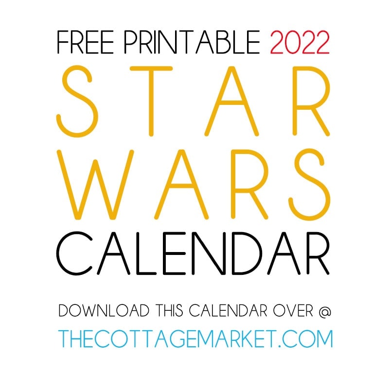The Best Free Printable 2022 Calendars! - The Cottage Market