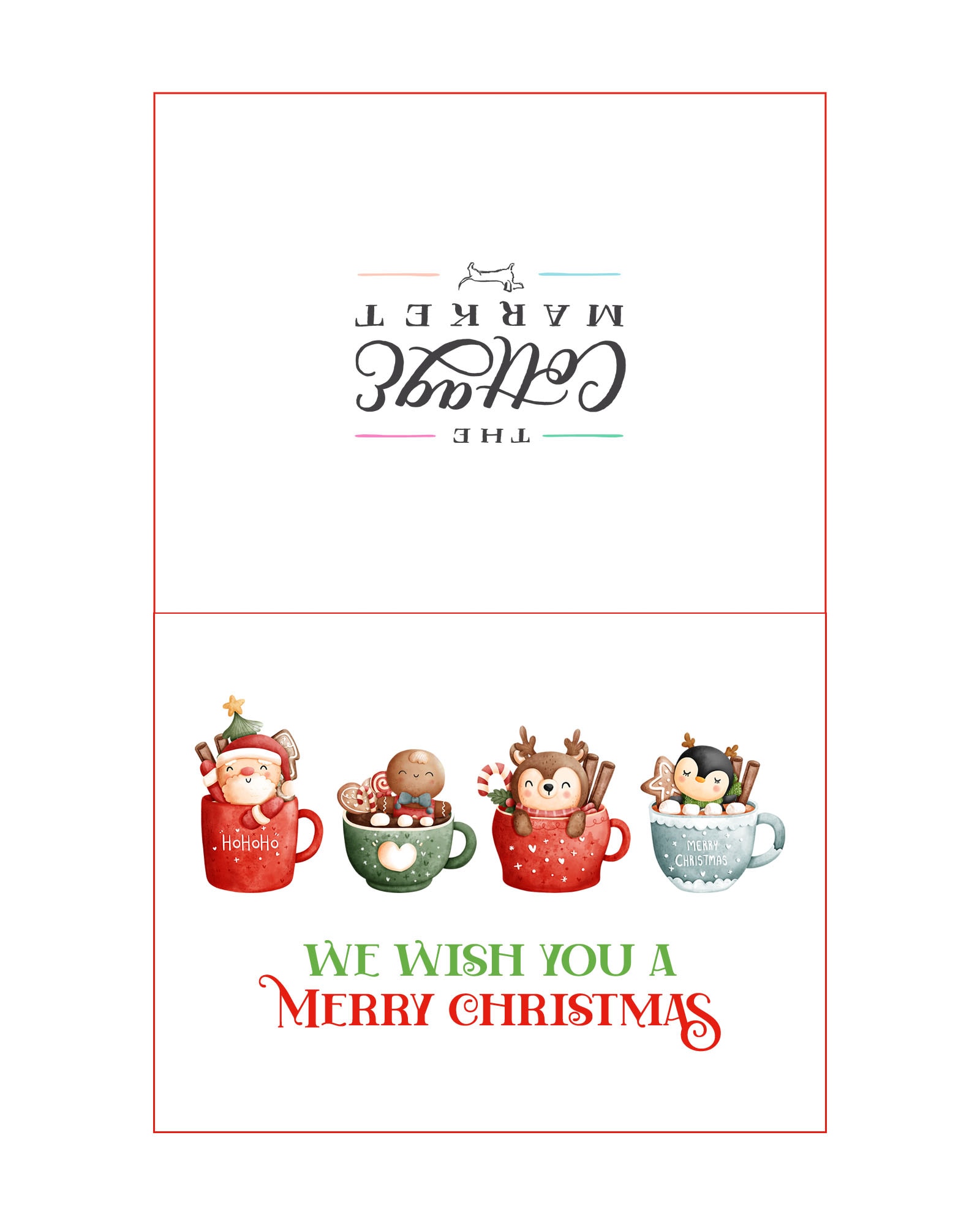 10 Free Printable Holiday and Christmas Cards - The Cottage Market