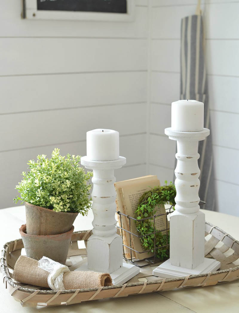These Fabulous DIY Farmhouse Candle Holder Ideas will add the perfect amount of charm to any space they are placed!