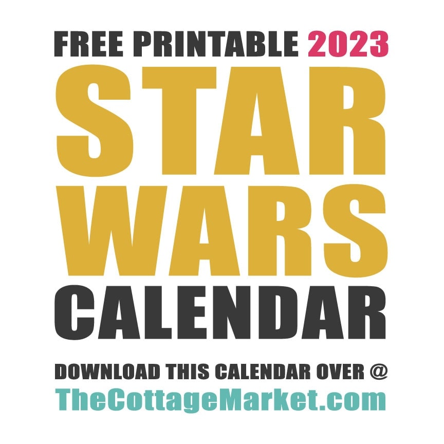 The Best Free Printable 2023 Calendars - The Cottage Market