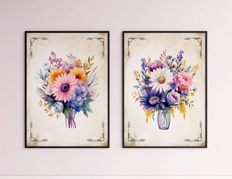 This gorgeous pair of Free Printable Summer Botanicals could be just wat you are looking for to add a breath of freshness to your space.