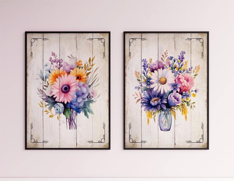 This gorgeous pair of Free Printable Summer Botanicals could be just wat you are looking for to add a breath of freshness to your space.