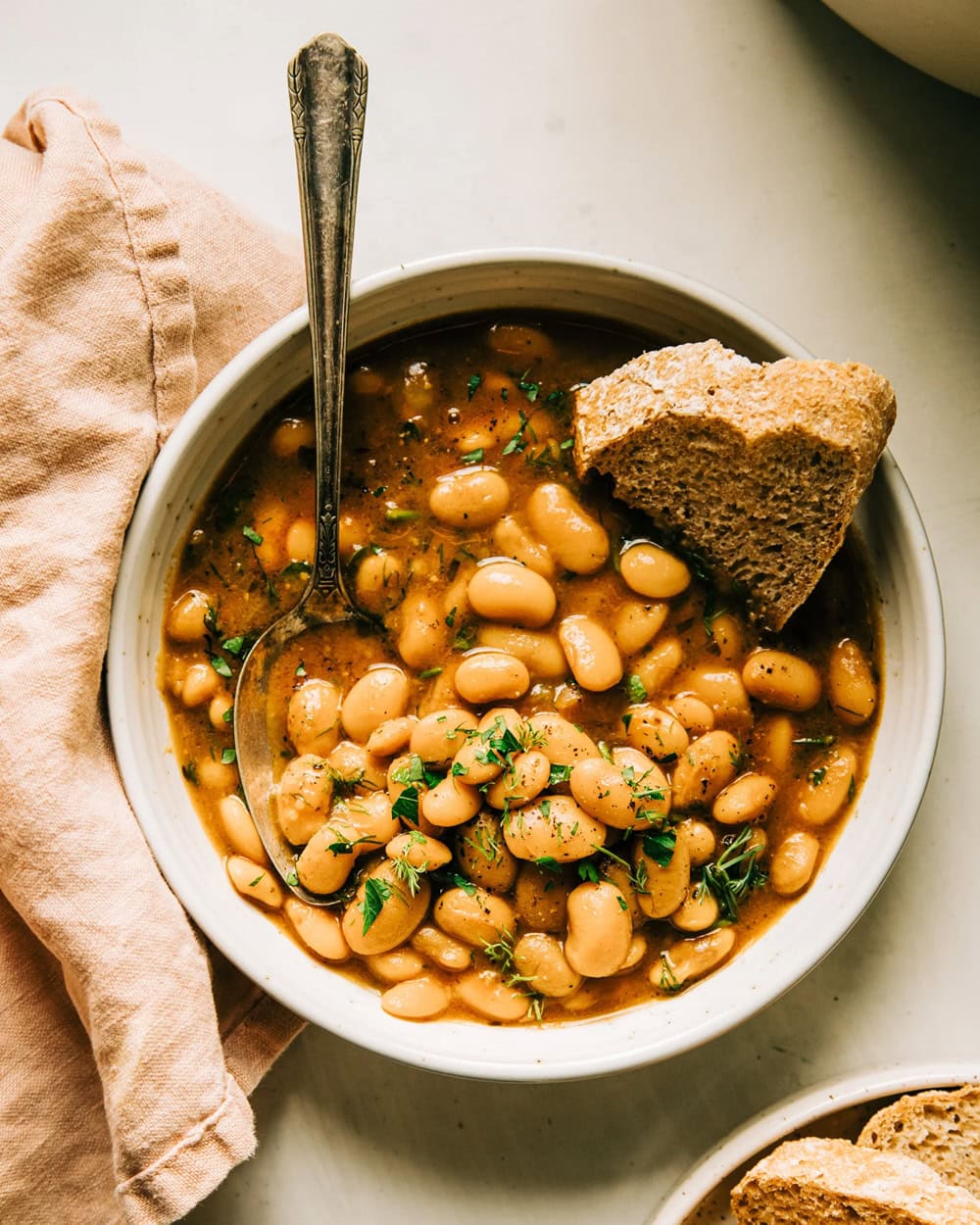 Beans With Herbs And Lemons