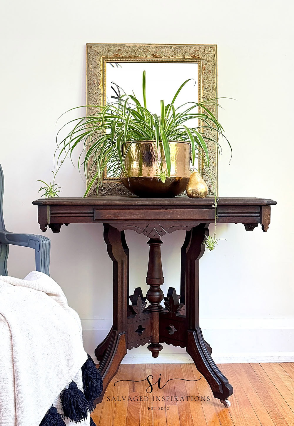 Salvaged Eastlake Table Makeover