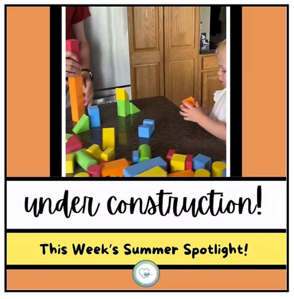Under construction summer spotlight activities for kids
