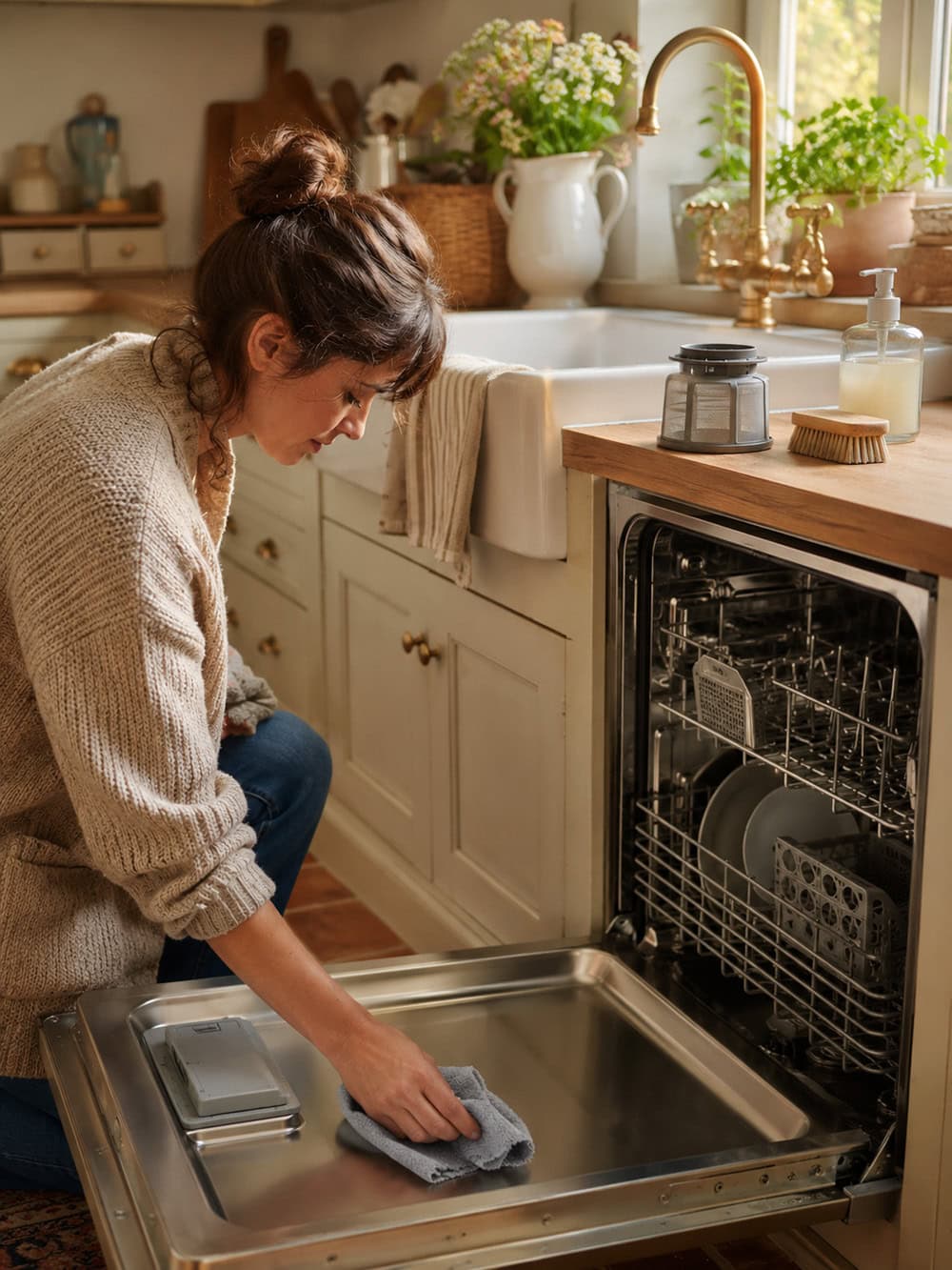 Dishwasher Seals and Frequent Dishwasher Cleaning Cycles surface that should not be cleaned with vinegar from The Cottage Market