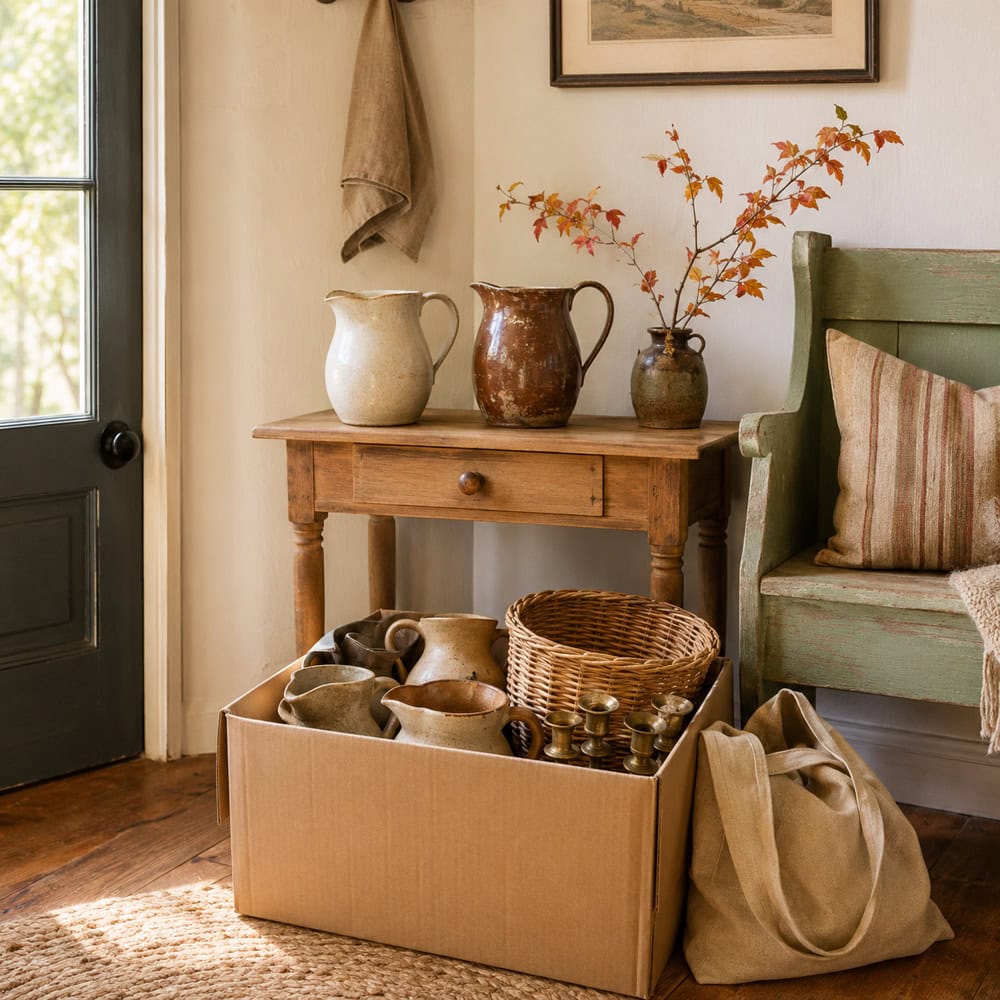 Bargains duplicates and just in case items being sorted during decluttering