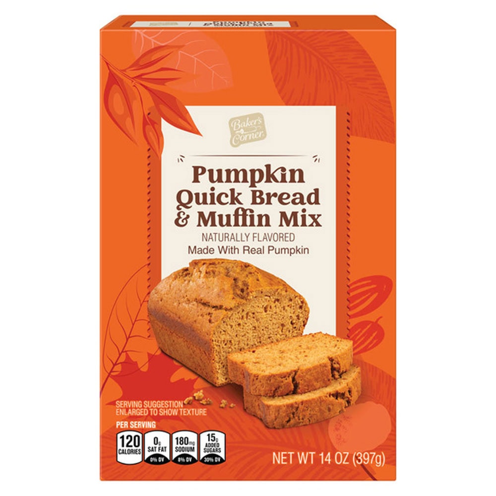Baker’s Corner Pumpkin Quick Bread and Muffin Mix ALDI Find for September 2 2026