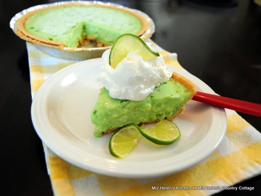 Tropical Lime Freeze Pie featured in A Morning Cup of Joe