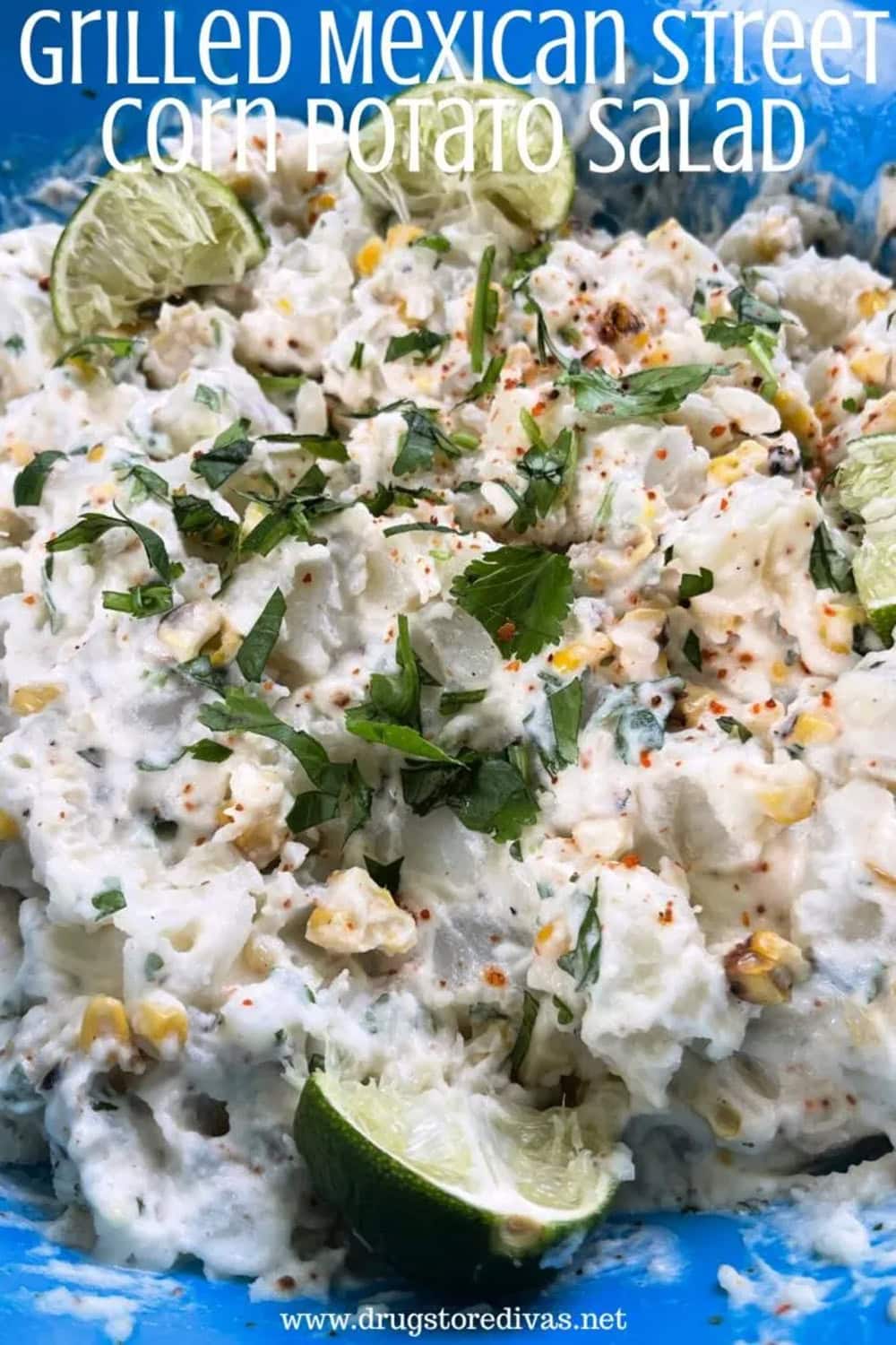 Mexican Street Corn Potato Salad Recipe featured in A Morning Cup of Joe
