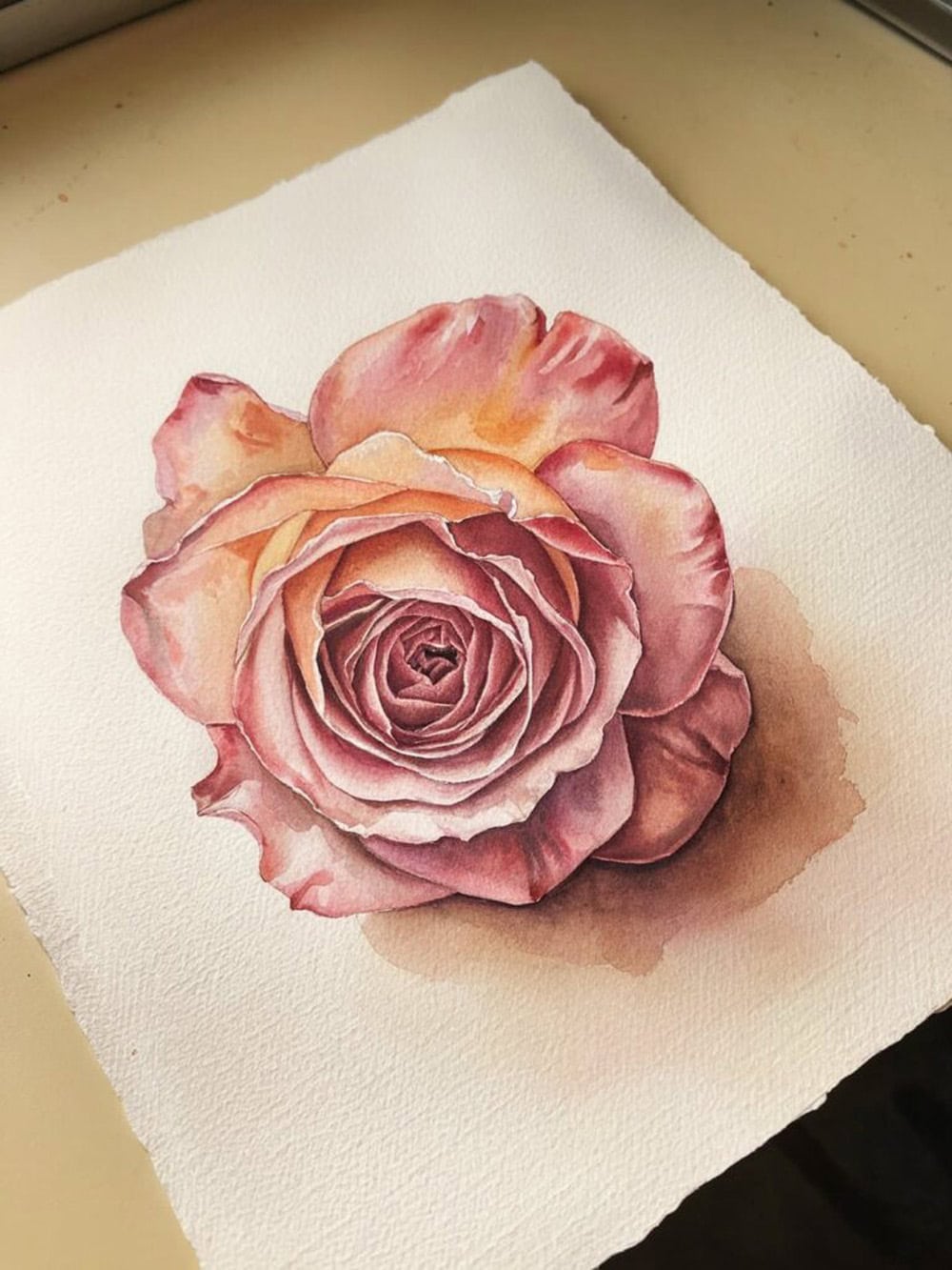 Easy Watercolor Flowers Step by Step watercolor tutorial for beginners