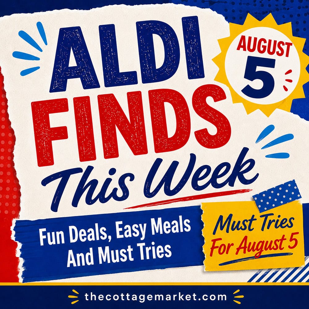 ALDI Finds for the Week of August 5, 2026 from The Cottage Market