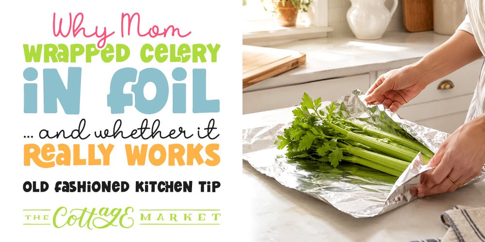 Why Mom Wrapped Celery in Foil...and Whether It Really Works from The Cottage Market