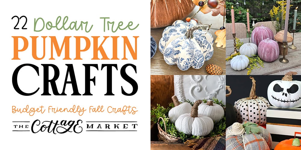 22 creative Dollar Tree pumpkin crafts with paint sweaters velvet flowers ribbon and faux pumpkin makeovers