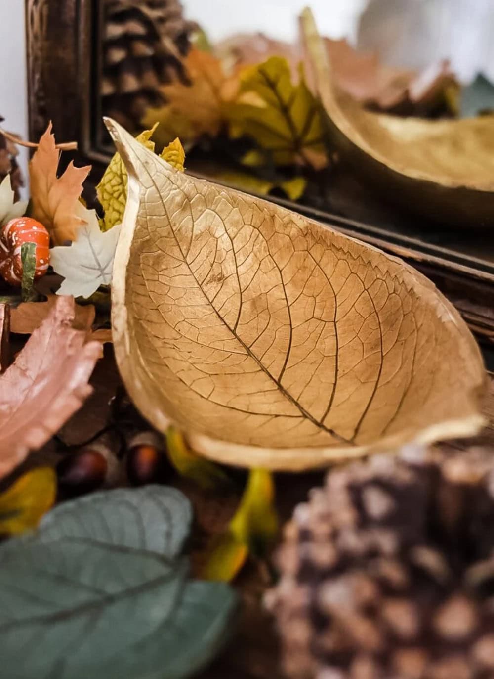 Autumn Leaf Trinket Dishes featured in The Cottage Market Saturday Collection