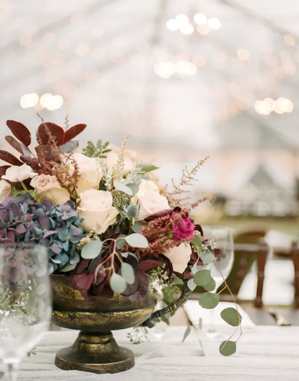 Thrifted Vases as Wedding Centerpieces floral inspiration featured on The Cottage Market