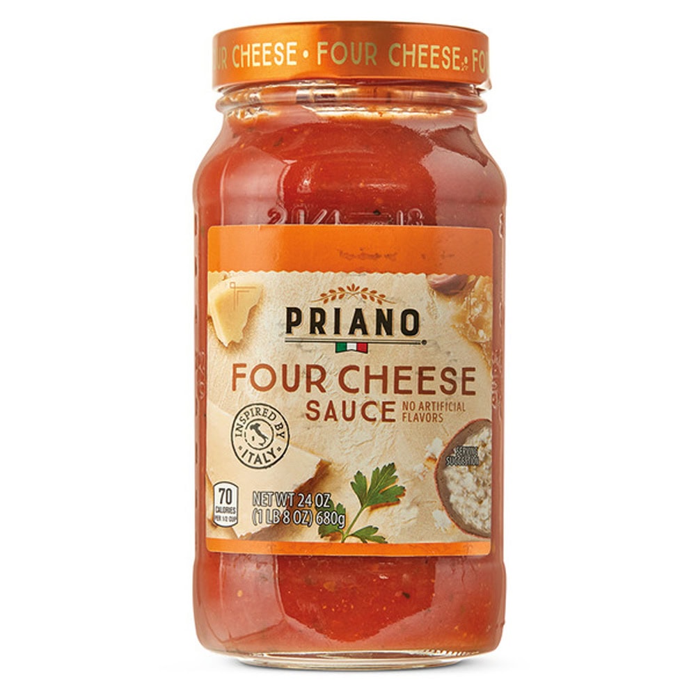 Priano Four Cheese Sauce ALDI favorite under five dollars