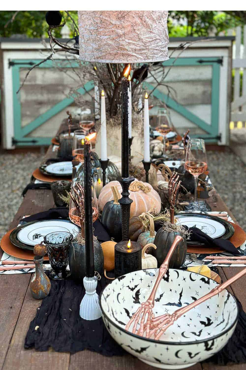 A Halloween Table With Elegant Spooky Details featured in The Cottage Market Saturday Collection