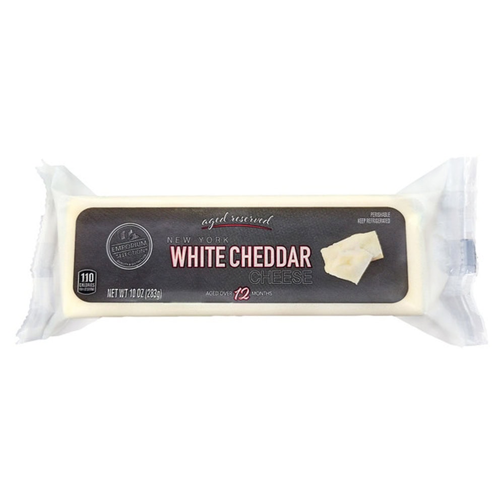 Emporium Selection Aged Reserve White Cheddar Cheese ALDI favorite under five dollars