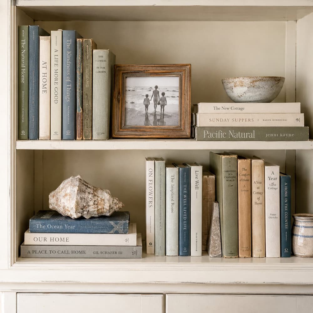 Bookshelves idea for displaying sentimental items at home