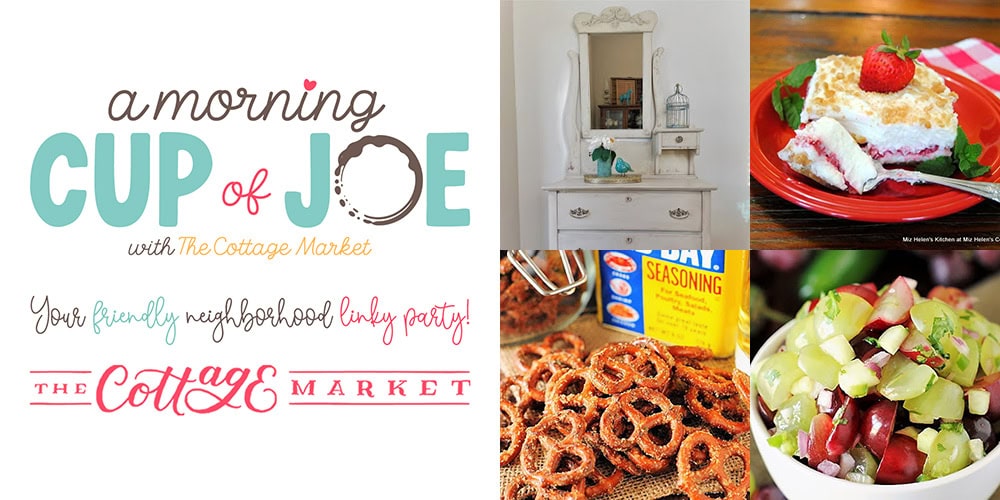 A Morning Cup of Joe weekly roundup of cozy DIY crafts recipes and decorating inspiration