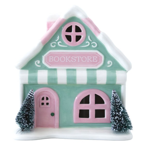 Merry Moments LED Nostalgic Village Bookstore