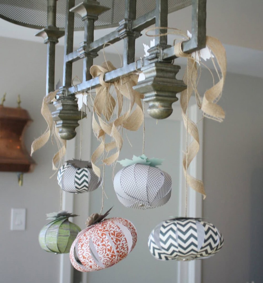 Tiny Paper Pumpkins from My French Twist