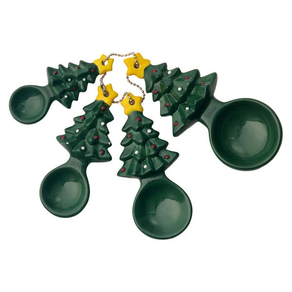 Merry Moments Green Tree Measuring Spoons