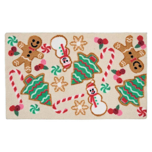 Merry Moments Holiday Cookies Artisan Accent Rug